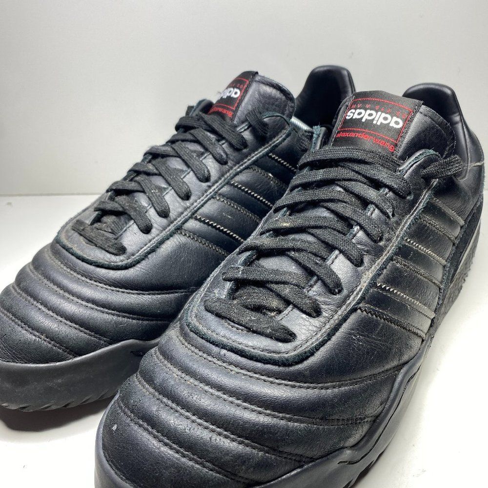 Adidas x Alexander Wang BBall Soccer Core Black EG0903 Mens Size 12 BLK on BLK